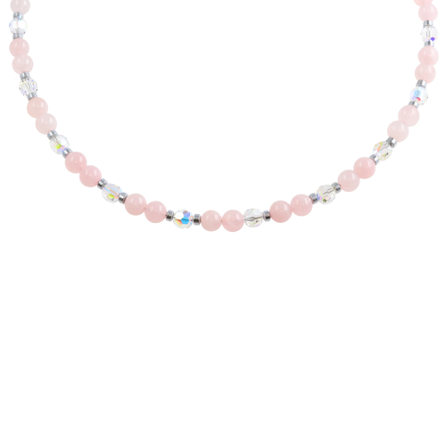 Maxi K. Collier Classic Rosenquarz